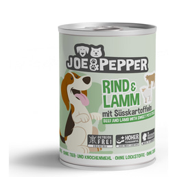 Joe &amp; Pepper Dog Rind &amp; Lamm mit Süßkartoffeln