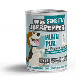 Joe &amp; Pepper Dog Sensitiv Huhn pur mit Reis &amp; Karotten