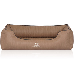 Knuffelwuff Hundebett Tampa Camel M-L 85x63cm | Rückläufer