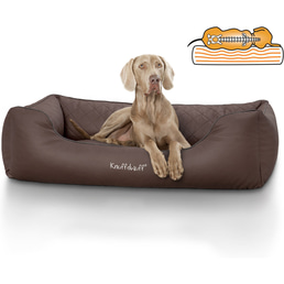Knuffelwuff orthopädisches Hundebett Madison braun