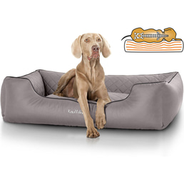 Ergonomisches Hundebett Hundekorb 60 x 50 cm abwaschbar schwarz Haustierbedarf Hunde Betten & Decken Betten 