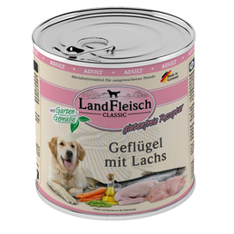 LandFleisch Dog Classic Geflügel mit Lachs