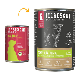 Liebesgut Adult Hund mit Schaf, Sellerie und Kartoffeln