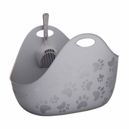 LitterLocker® Katzentoilette LitterBox grau