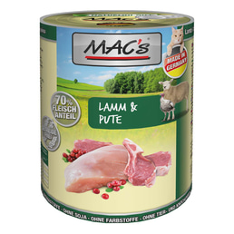 MAC's Cat Fleischmenü Lamm und Pute