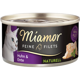 Miamor Feine Filets Naturell Huhn &amp; Ente