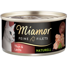 Miamor Feine Filets Naturelle Thunfisch und Lachs