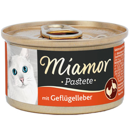 Miamor zarte Fleischpastete mit Geflügelleber