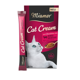 Miamor Cat Cream Rind + Gemüse
