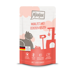 MjAMjAM Quetschie Mahlzeit mit leckeren Herzen