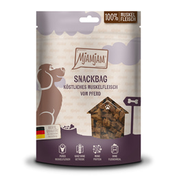 MjAMjAM Snackbag Muskelfleisch  Pferd 100g