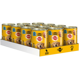 Pedigree mit 3 Sorten Geflügel in Pastete