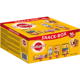 Pedigree Snack-Box 4 Varietäten 10er Pack 1522g