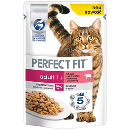 Perfect Fit Katzenfutter Adult mit Rind &amp; Karotten