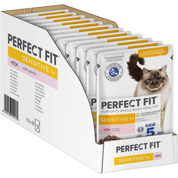 Perfect Fit Katzenfutter Sensitive mit Lachs