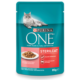 PURINA ONE STERILCAT in Sauce Lachs 24x85g