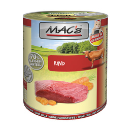 MAC's Cat Nassfutter Fleischmenü mit Rind