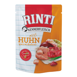 Rinti Kennerfleisch mit Huhn Pouch