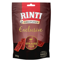 Rinti Singlefleisch Exclusive Snack Strauss pur