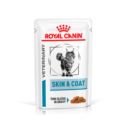 ROYAL CANIN Veterinary SKIN &amp; COAT Nassfutter für Katzen 12x85g