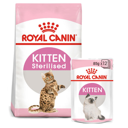 ROYAL CANIN KITTEN Sterilised 3,5kg + Kitten in Soße 12x85g