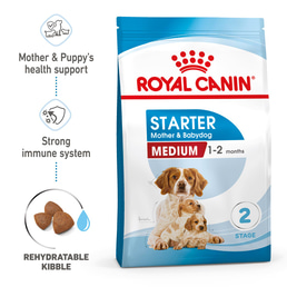 ROYAL CANIN MEDIUM Starter für tragende Hündinnen und Welpen mittelgroßer Rassen