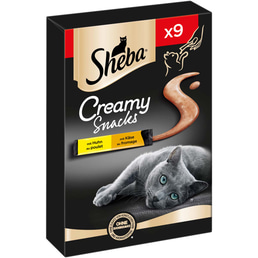 SHEBA® Creamy Snacks mit Huhn und Käse