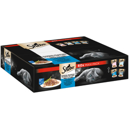 Sheba Nassfutter Multipack Delikatesse in Gelee Fisch Variation