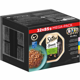 Sheba Multipack Sauce Collection Feine Vielfalt MSC 32x85g