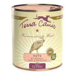 Terra Canis CLASSIC – Pute mit Brokkoli, Birne und Kartoffel