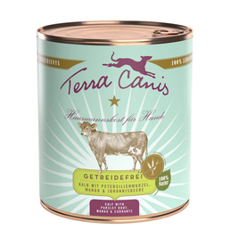 Terra Canis getreidefrei Kalb mit Petersilienwurzel, Mango &amp; Johannisbeere