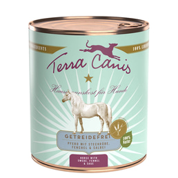 Terra Canis getreidefrei Pferd mit Steckrübe, Fenchel &amp; Salbei