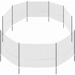 Trixie Mobiler Hundezaun schwarz 15 m | Rückläufer