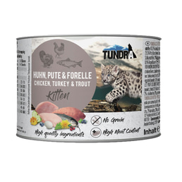 Tundra Cat Kitten Huhn, Pute &amp; Forelle