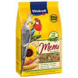 Vitakraft prémiové menu med pro velké papoušky
