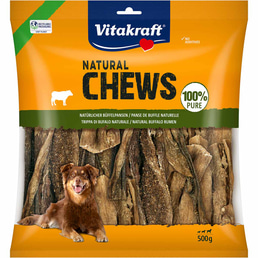 Vitakraft Natural Chews pure Büffelpansen 500g