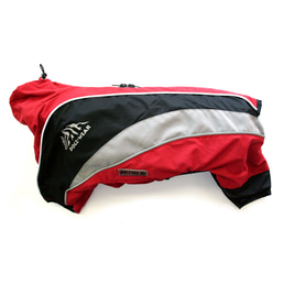 Wolters Cat&amp;Dog Dogz-Wear Regenanzug rot/schwarz 44cm | Rückläufer