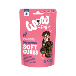 WOW DOG Soft Cubes Wild mit Apfel 150 g