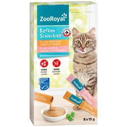 ZooRoyal Katzenschleckies Geflügel, Leber &amp; Lachs