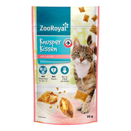 ZooRoyal Knusperkissen mit Lachs