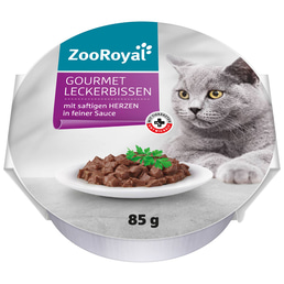 ZooRoyal Gourmet Leckerbissen Herzen in Sauce