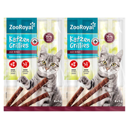 ZooRoyal Katzen-Grillies mit Rind