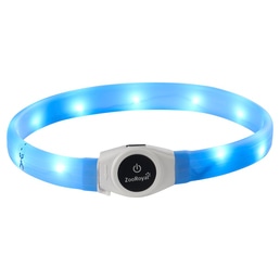 ZooRoyal LED Leuchthalsband USB Langhaar