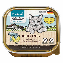 ZooRoyal Minkas Naturkost Huhn und Lachs mit Karotten