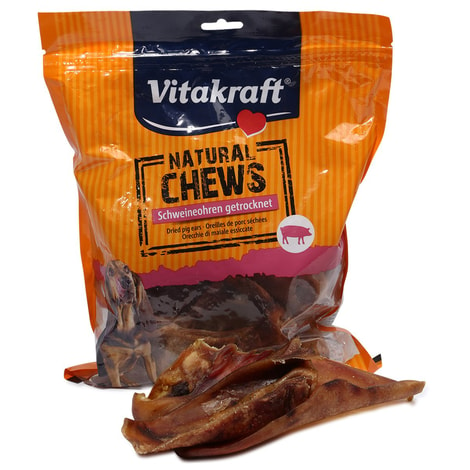 Vitakraft Natural Chews Schweineohren getrocknet 10 Stück