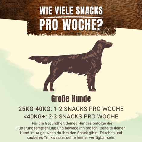AdVENTuROS Wild Chew Hirsch für große Hunde