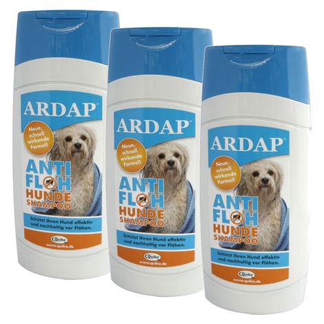 Ardap Anti-Floh Hundeshampoo Ungezieferbekämpfung 3x250ml