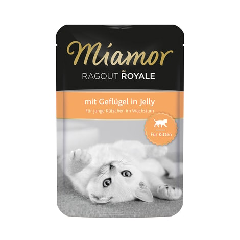 Miamor Ragout Royale in Jelly Kitten Geflügel