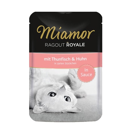 Miamor Ragout Royale in Sauce Thunfisch und Huhn