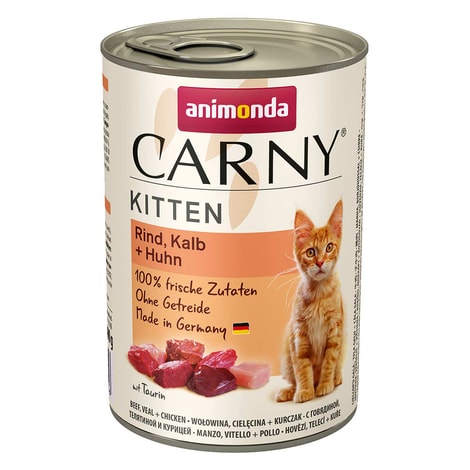 Animonda Katzenfutter Carny Kitten mit Kalb und Huhn
